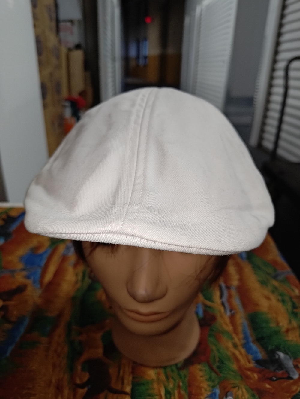 Jangoul Cotton Flat Cap - Size 71/2 L